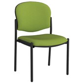 OPD ZED VISITOR CHAIR STACKABLE 4 LEG SPLICE GREEN