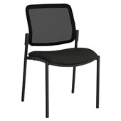 OPD ZED VISITOR MESH CHAIR STACKABLE BLACK