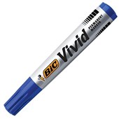 BIC ECOLUTIONS VIVID PERMANENT MARKER BULLET BLUE