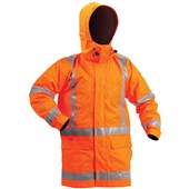 BISON RAINWEAR JACKET 5IN1 COMBO ORANGE XS