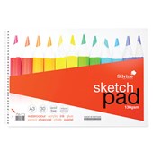 SILVINE SKETCH PAD TWIN WIRE A3 130GSM 30 SHEETS