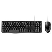 GENIUS KM170 WIRED KEYBOARD AND MOUSE SET USB BLACK