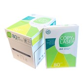 COPY AND LASER PAPER A4 80GSM WHITE PACK 500 SHEETS