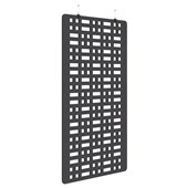 ACCENT SONIC ACOUSTIC HANGING SCREEN H2250 X W1200MM GRID CHARCOAL GREY