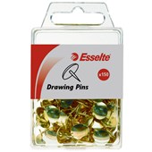 ESSELTE DRAWING PINS BRASS PACK 150