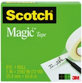 SCOTCH 810 MAGIC TAPE 25MM X 66M