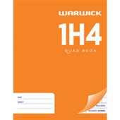 WARWICK 1H4 EXERCISE BOOK 10MM QUAD 28 LEAF