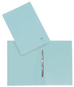 FM DOCUMENT WALLET NARROW SPRING FILE FOOLSCAP BLUE