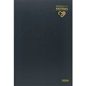 OPD DIARY A42 BLACK 2 DAYS PER PAGE EVEN YEAR