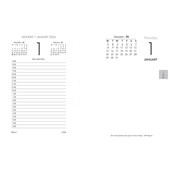 COLLINS DESK CALENDAR REFILL 13E W145 X L95MM EVEN YEAR