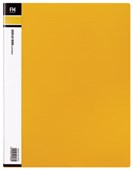 FM DISPLAY BOOK 20 POCKET A4 YELLOW