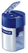 STAEDTLER 512 001 TUB PENCIL SHARPENER 2HOLE BLUE