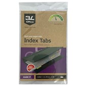 3L INDEX TAB 12 X 40MM ASSORTED TAB 48