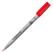 STAEDTLER 316 LUMOCOLOR NONPERMANENT MARKER FINE RED