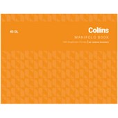 COLLINS MANIFOLD BOOK 45 DL DUPLICATE NO CARBON REQUIRED 100 LEAF