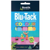 BOSTIK BLUTACK 75G 5 COLOUR