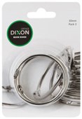 DIXON BOOK RINGS 50MM PACK 3