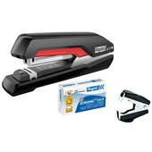 RAPID S17 VALUE PACK STAPLER FULL STRIP  C2 STAPLE REMOVER 30 SHEET BLACKRED