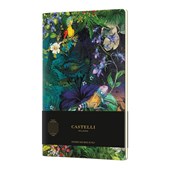 CASTELLI QUADERNO RULED NOTEBOOK A5 SOFT COVER EDEN LILY