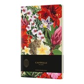 CASTELLI QUADERNO RULED NOTEBOOK A5 SOFT COVER EDEN LEOPARD