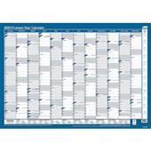 SASCO YEAR PLANNER FRAMED  700 X 1000MM  2025