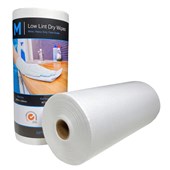 MPH LOW LINT DRY WIPES WHITE 300MM X 500MM 90 SHEET  4 ROLLS PER BOX