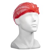 MPH POLYPROPYLENE CRIMP HATS RED 530MM 12GSM CTN OF 1000