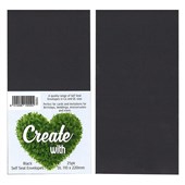 CREATE DLE ENVELOPES BLACK PACK 25