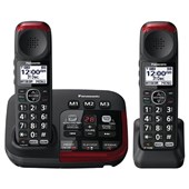 PANASONIC KXTGM422AZB CORDLESS PHONE TWIN PACK