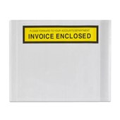 DOCUMENT POUCH LABELOPES INVOICE ENCLOSED HIGH TACK BOX1000