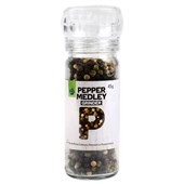 WOOLWORTHS PEPPERCORNS BLACK GRINDER 50G