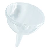 SMALL CLEAR FUNNEL 8W X 11H CM