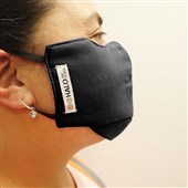 HALO REUSABLE FACE MASK NZ WOOL WASHABLE BLACK