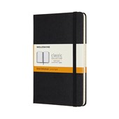 NOTEBOOK MOLESKIN BLACK 185 X 120MM LINED HARDCOVER