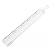 RULER MAGNIFYING 20CM CLEAR NO108