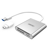 UNITEK USB 30 TO MULTI IN ONE CARD READER INCLUDES USBC ADAPTER