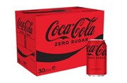 COCA COLA SOFT DRINK COKE ZERO SUGAR 330ML 30 CAN PACK