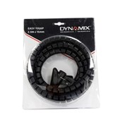 DYNAMIX 25MX15MM EASY WRAP CABLE MANAGEMENT BLACK