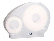 DISPENSER LIVI D800 WHITE JUMBO RESERVE ROLL WHITE FREE ON LOAN