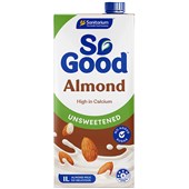 SANITARIUM SO GOOD ALMOND MILK UNSWEETENED 1L