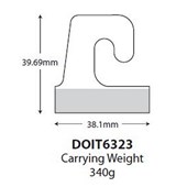 DOIT6323 DOIT HOOK HANG TAB FOR 340G OF PRODUCT WEIGHT 1000BOX