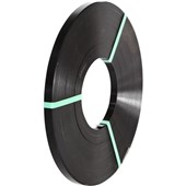 STD STEEL STRAPPING RIBBON WOUND 19X058MM BLACK EACH ROLL