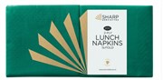 SHARP LUNCHEON SERVIETTE GREEN   2 PLY 310 X 305 FOUR FOLD 200PK 15PKTCTN