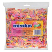 MENTOS ASSORTED FRUIT LOLLIES BAG 540GM