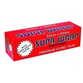 FOODWRAP CLINGFILM AND DISPENSER BOX 330MM X 600M SUPAWRAP