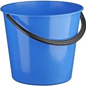 BUCKET HOUSEHOLD PLASTIC  96L BLUE