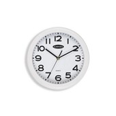 WALL CLOCK CARVEN 250MM WHITE