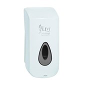 DISPENSER LIVI S500 FOAM HAND SOAP OR SANITISER WHITE FREE ON LOAN