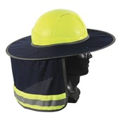 HARD HAT  FULL BRIM ONLY BLUE SUN SHADE HBSB