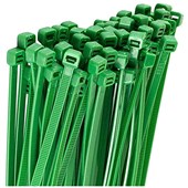 TIES CABLE NYLON 300MM X 48MM GREEN100 PER PACK